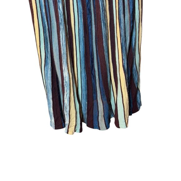 MOTH Anthropologie Womens Nora Colorful Stripe Sweater Dress Alpaca Wool S - Picture 8 of 10